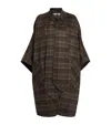 Wolk Morais Cashmere Plaid Belleville Trench Coat