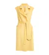 Wolk Morais Cashmere Sleeveless On Set Wrap Coat In Beige