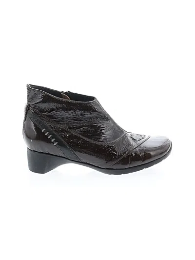 Pre-owned Wolky Ankle Boots In Brown