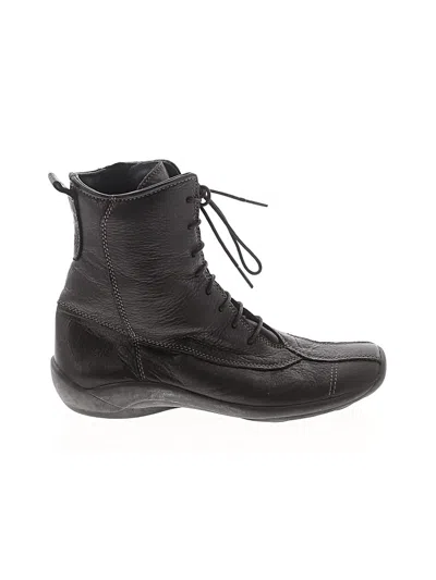 Pre-owned Wolky Boots In Black