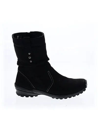 Pre-owned Wolky Boots In Black