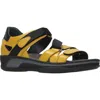 Wolky Desh Sandal In Amber Leather