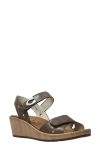 Wolky Sanibel Platform Wedge Sandal In Cedar Brown