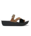 Wolky Women's Chicama Sandal In Tan Biocare In Multi