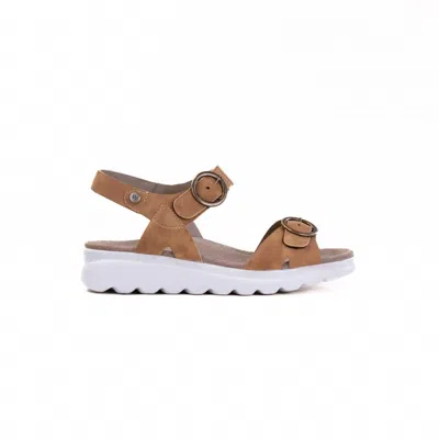Wolky Women's Ikaria Tiza Biocare Sandal In Tan In Brown
