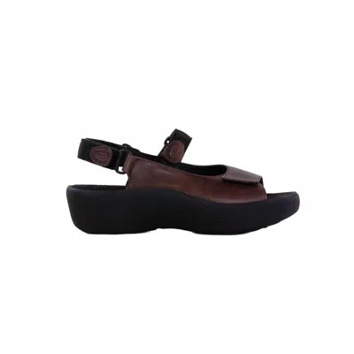 Wolky Women's Jewel Sandal In Cognac In Black
