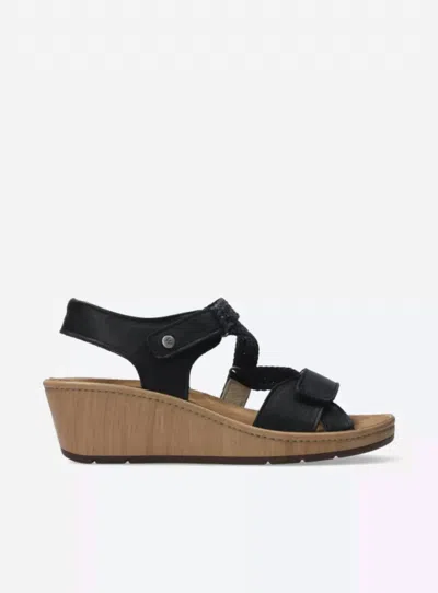 Wolky Women's La Jolla Sandals In Via Black