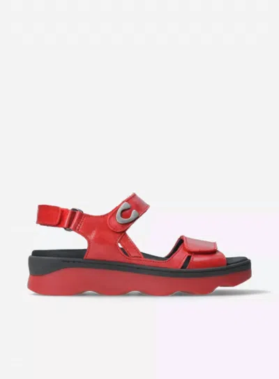 Wolky Women's Medusa Sandal In Red