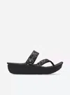 Wolky Women's Tahiti Supportive Flip-flop Sandal In Leopardo Black In Multi