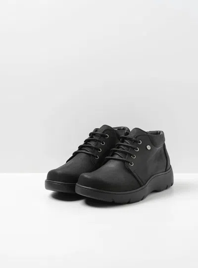 Wolky Women's Tarda Shoes In Black Nubuck