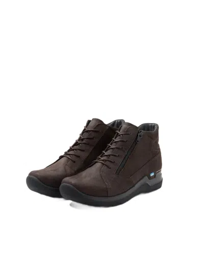 Wolky Women's Why Shoes In Brown Nubuck In Multi