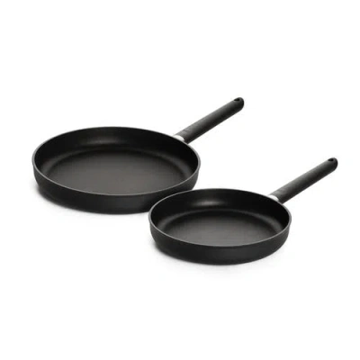 Woll Ecolite Nonstick Fry Pan Set, 9.5-inch & 11-inch In Black