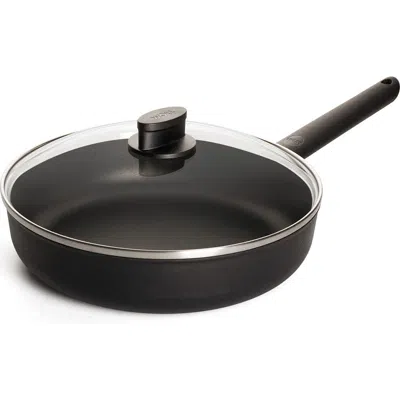 Woll Ecolite Nonstick Saute Pan W/glass Lid Set 11-inch, 3.7 Quart In Black