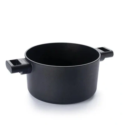 Woll Ecologic Nonstick Stock Pot 9.5-inch, 4.75 Quart In Black