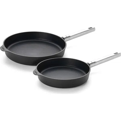 Woll Ecologic Pro Nonstick Fry Pan Set 9.5-inch & 11-inch In Black