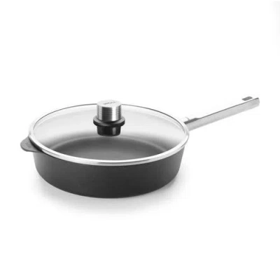 Woll Ecologic Pro Nonstick Saute Pan & Lid Set 11-inch, 3.7 Quart In Black