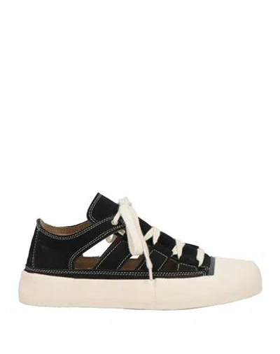 Wollow Woman Sneakers Black Size 7 Leather