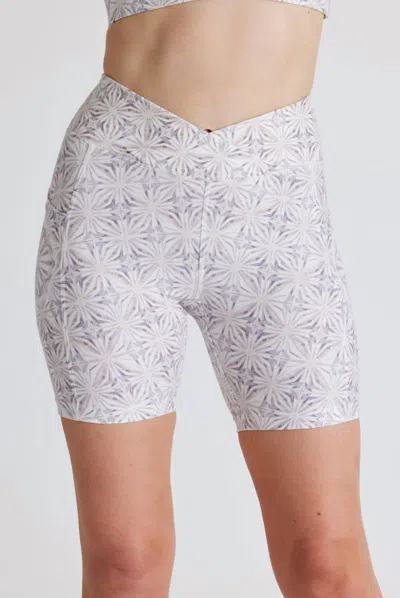 Wolven Athletic Midi Bike Short In Harmony In Multi
