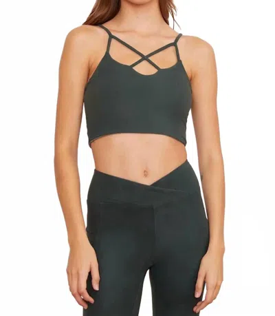 WOLVEN CRISSCROSS FOUR-WAY TOP IN THYME