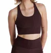 Wolven Crisscross Tank In Chai In Black