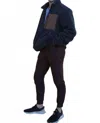 Wolven Four-way Stretch Jogger Pants In Chai In Blue