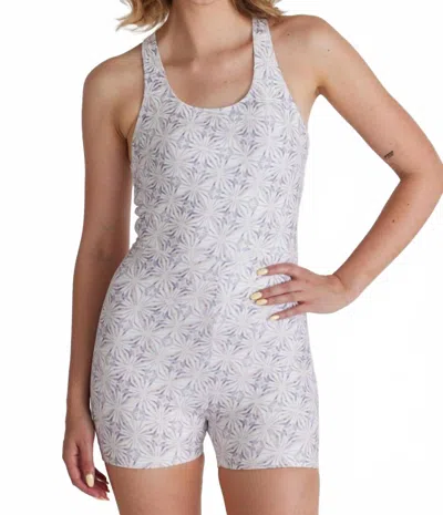 Wolven Harmony Active Onesie In White