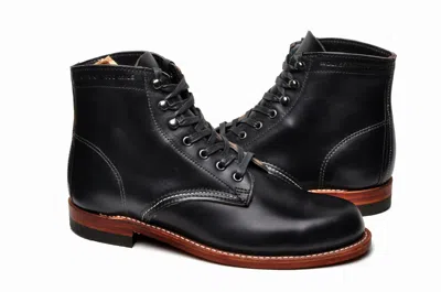 Pre-owned Wolverine 1000 Miles Men's Boots Plain Toe Original Boots Black W05300