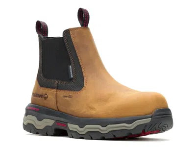 Wolverine Alpha Infinity Waterproof Carbonmax Steel Toe Chelsea Work Boot In Brown