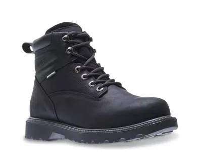 Wolverine Floorhand Steel Toe Work Boot In Black