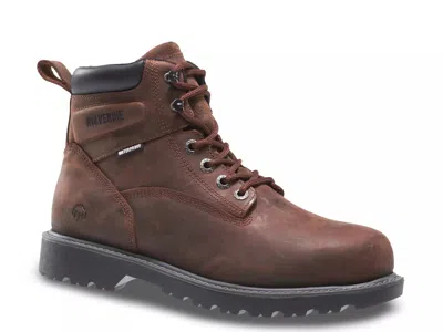 Wolverine Floorhand Steel Toe Work Boot In Brown