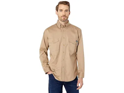 Wolverine Fr (flame Resistant) Twill Shirt In Brown