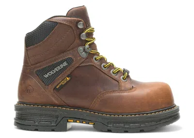 Pre-owned Wolverine Hellcat Ultraspring Waterproof Carbonmax 6" Boots (women's) Sneakers In Tobacco In Brown