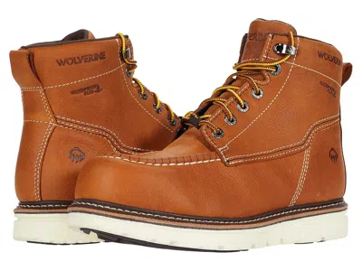 Wolverine I-90 Durashocks Moc-toe Carbonmax 6 Work Boot Men's Work Lace-up Boots Tan: 14 D - Medium In Brown