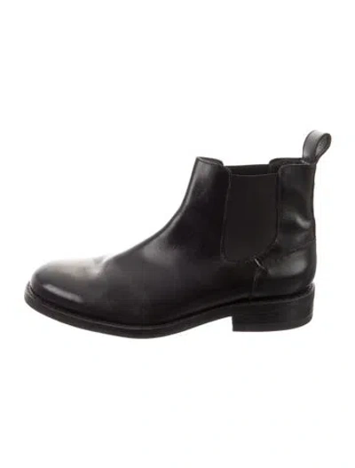 Pre-owned Wolverine Leather Chelsea Boots In Black