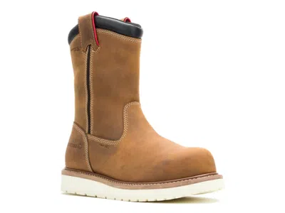 Wolverine Loader Ii Carbonmax Waterproof Wellington Hyperrest Work Boot In Brown