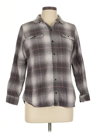 Pre-owned Wolverine Long Sleeve Button Down Shirt In Gray