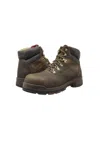 Wolverine Men's Cabor Waterproof 6" Soft Work Boots In Dark Coffee