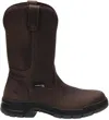 Wolverine Men's Comp Toe Wellington Boot In Dark Brown In Brown