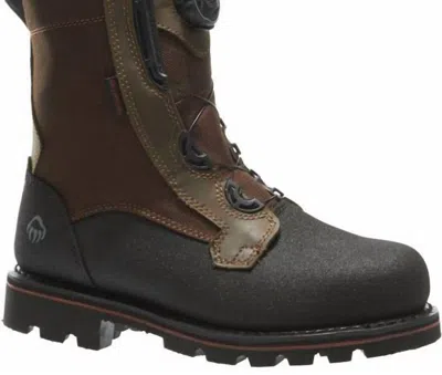 Wolverine Men's Drilbit Oil Rigger Boa Safety Toe Boots In Real Brown In Black