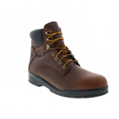 Wolverine Men's Durashocks Slip Resistant Work Boots In Dark Brown