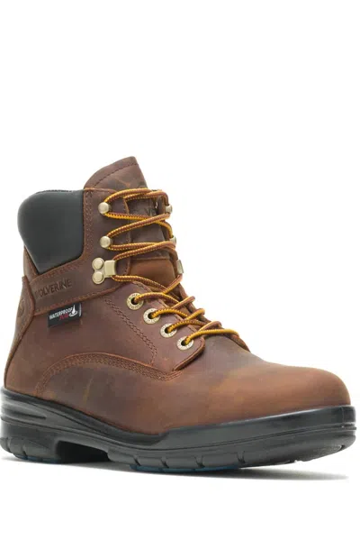 Wolverine Men's Durashocks Sr Safety Boots - Medium In Dark Brown