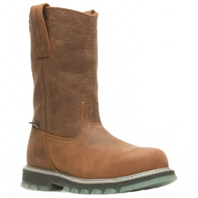 Wolverine Men's Floorhand Lx Wellington Steel Toe Work Boots In Sudan Brown In Multi