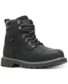 Wolverine Men's Floorhand Waterproof 6" Lace-up Boots In Black