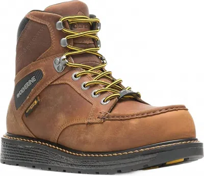 Wolverine Men's Hellcat Ultraspring 6" Moc-toe Carbonmax Wedge Boots In Brown