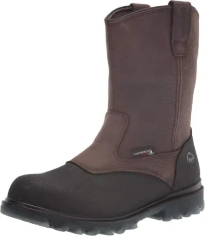 Pre-owned Wolverine Men's I-90 Epx 10" Wellington Construction Boot In Coffee