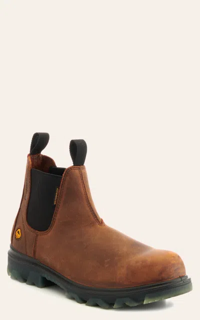 Wolverine Men's I-90 Epx Romeo Carbonmax Brown Waterproof Round Composite Toe Chelsea Work Boots