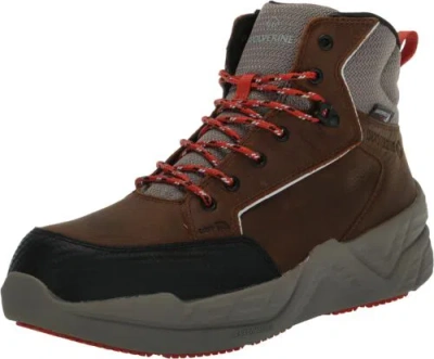 Pre-owned Wolverine Men's Proshift Lx 6" Waterproof Composite Toe Industrial Boot In Sudan Brown