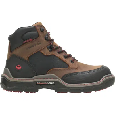 Wolverine Men's Raider Durashocks Heavy Duty Carbonmax 6" Boot In Brown