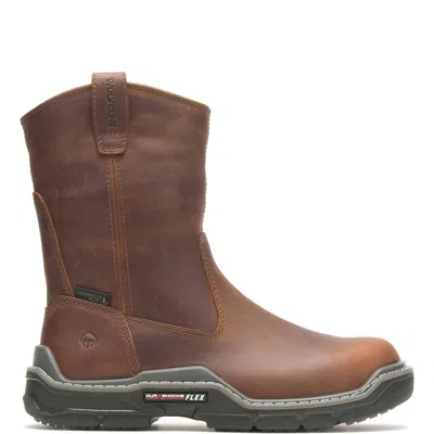 Wolverine Men's Raider Durashocks Waterproof Carbonmax Wellington Boot - Extra Width In Peanut In Brown