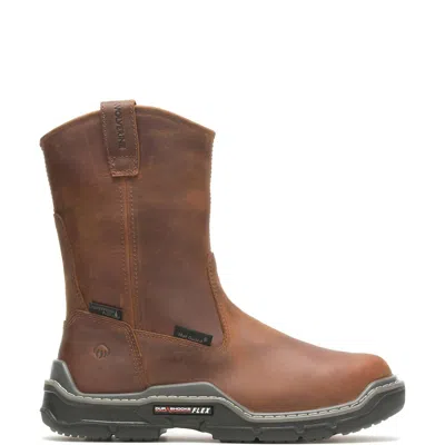 Wolverine Men's Raider Durashocks Waterproof Met-guard Carbonmax Work Wellington - Medium Width In Peanut In Multi